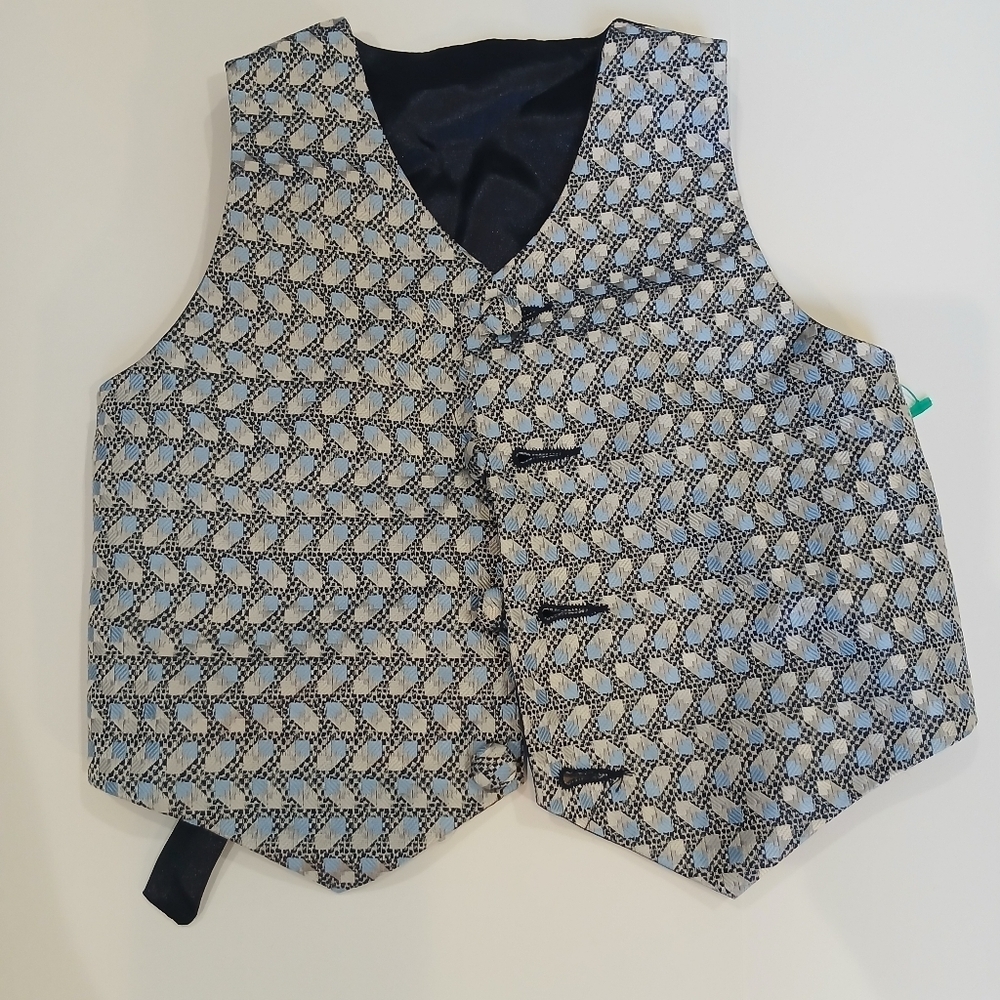 Carter's Kids' Geometric Vest - Black and White Size 12M